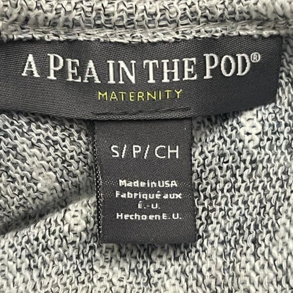 A Pea in the Pod Maternity Knit Top Tie Dye Blue Sz SM - Picture 3 of 4